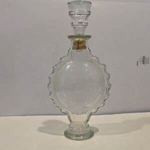 1960's Glass Frances Harriet Bubble Bath Genie Bottle With Stopper